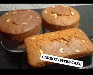 Carrot dates cake